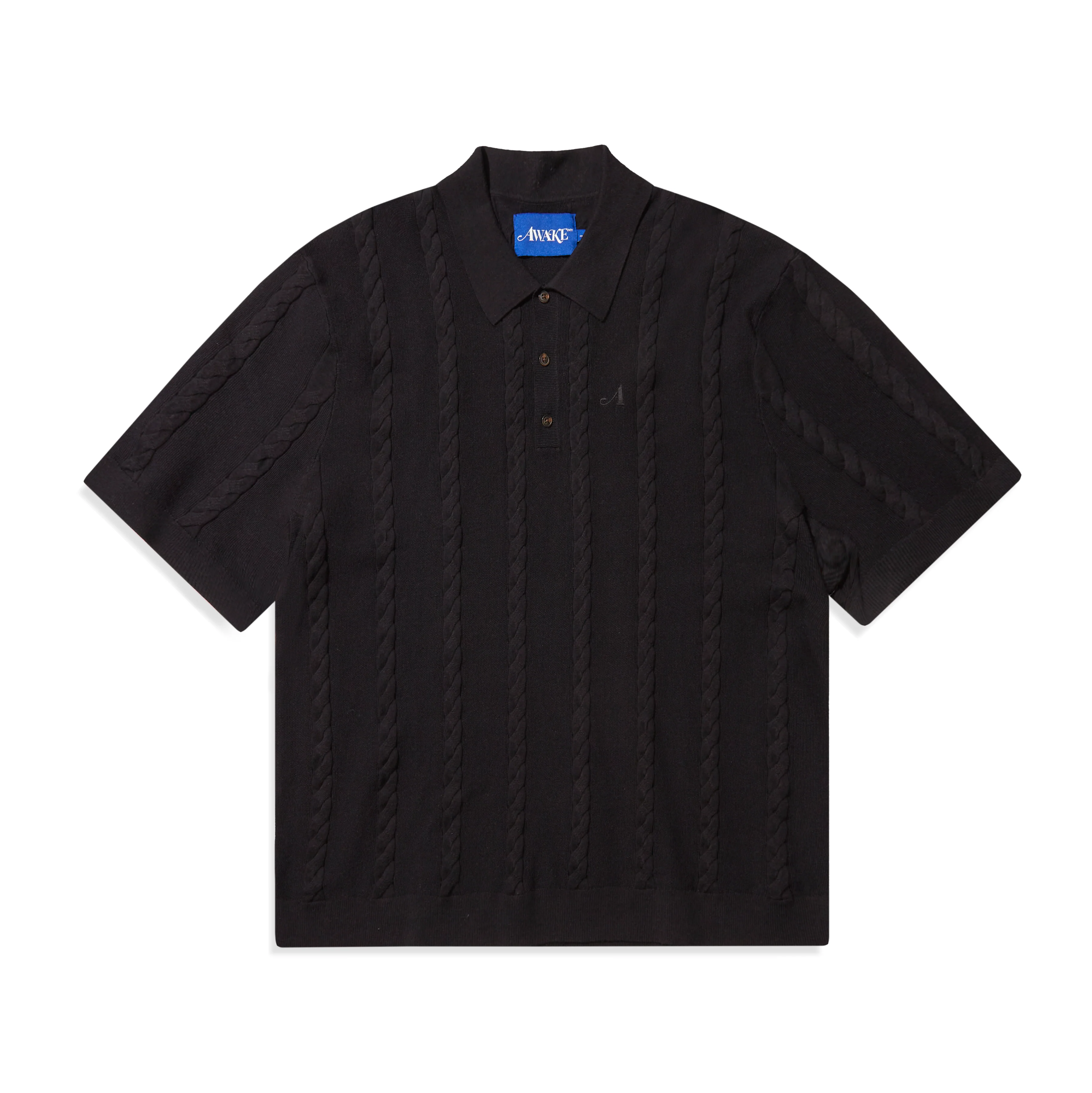 Cable Knit Polo
