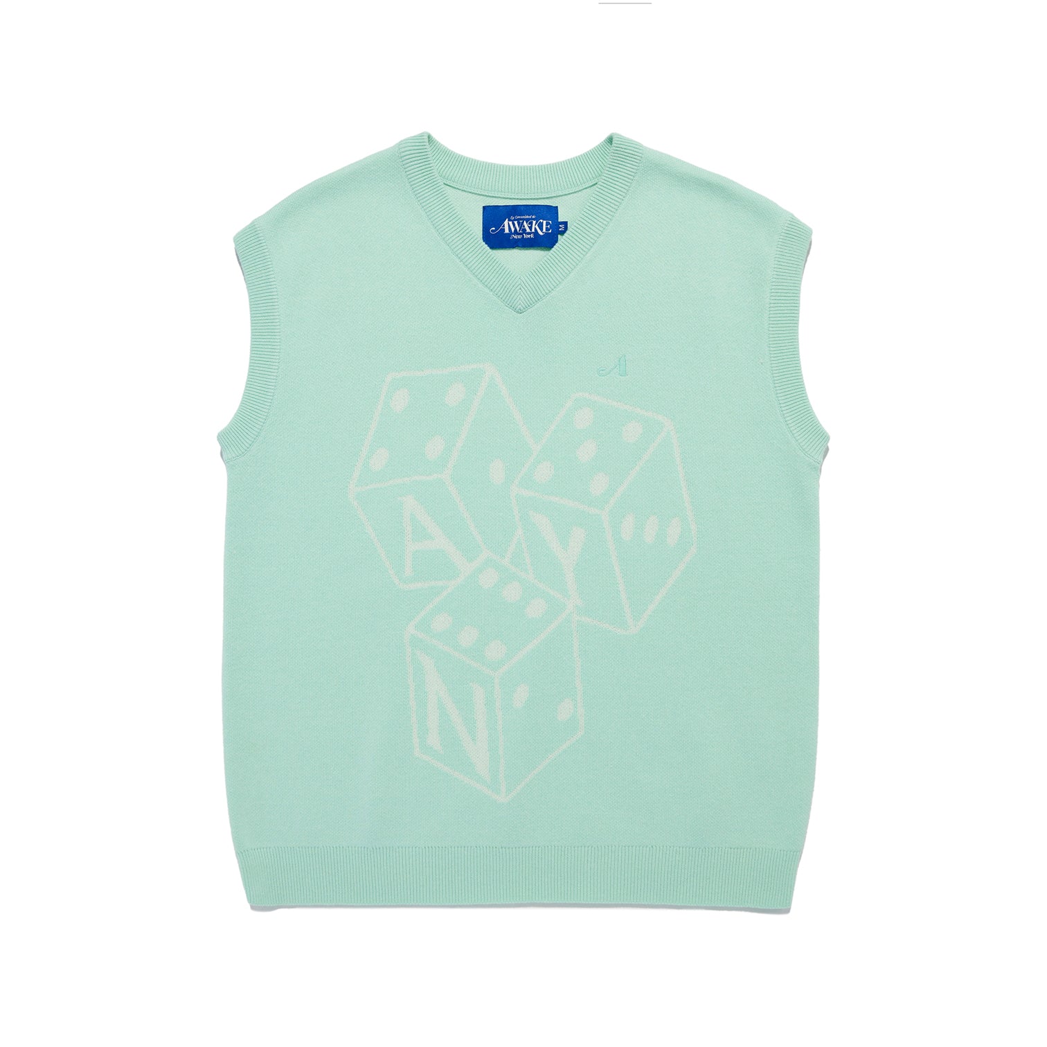 Dice Mohair Sweater Vest