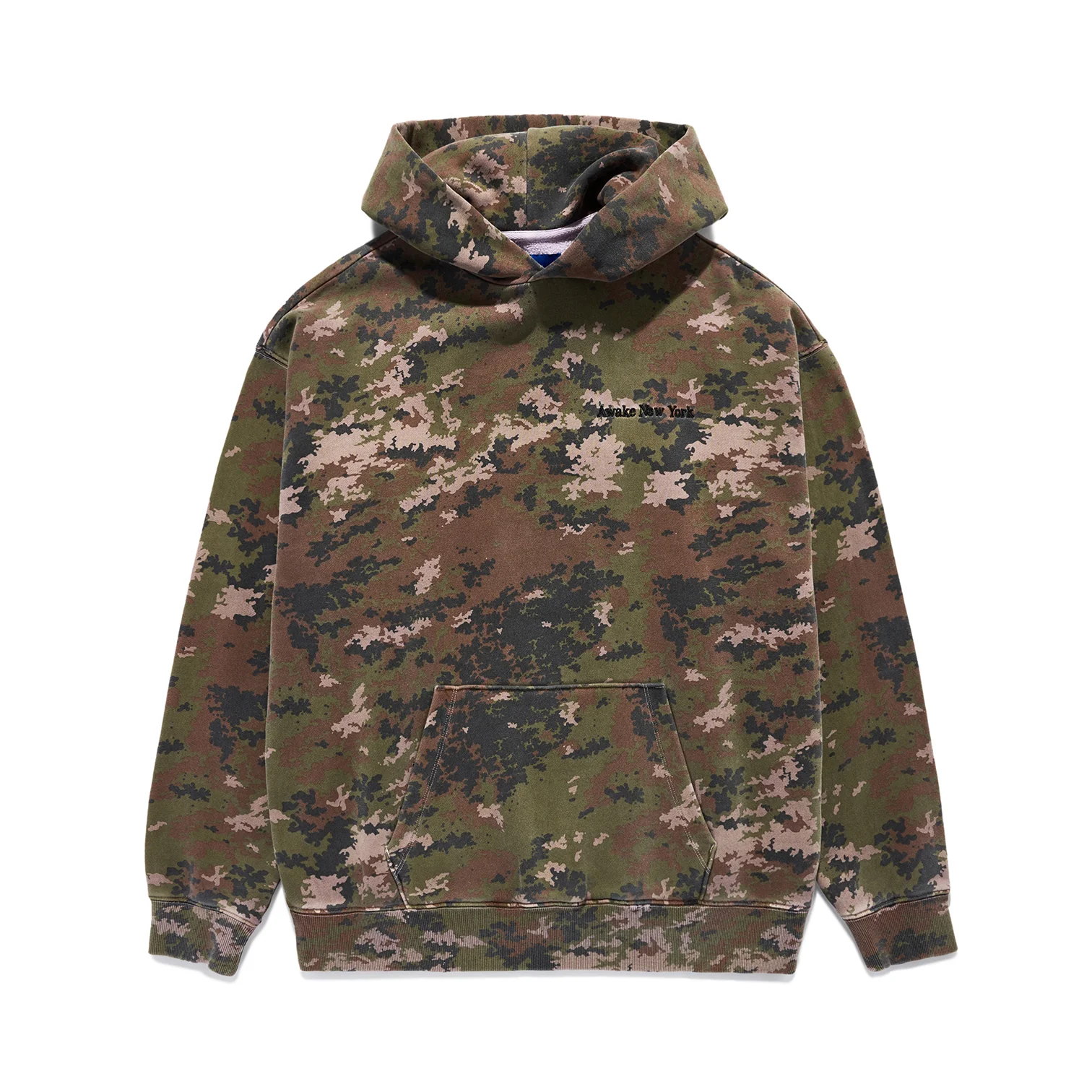 Serif Logo Embroidered Hoodie